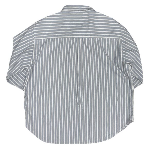 EUC Women's AMERICAN EAGLE The Perfect Button-Up Striped Shirt | Size XL - Picture 3 of 9